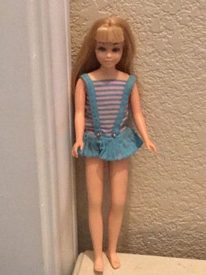 VINTAGE BARBIE TWIST N TURN 1967 SKIPPER DOLL freckles blonde $14.74