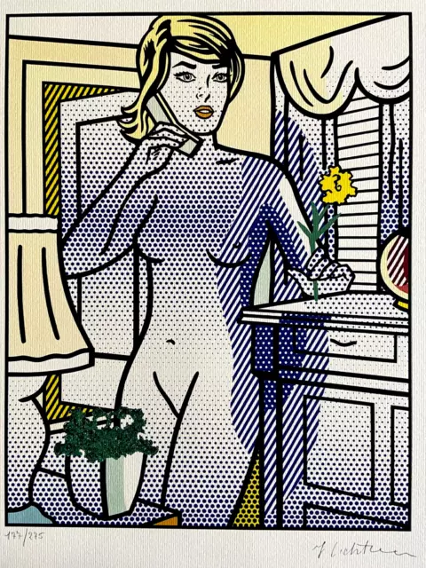 Roy Lichtenstein Litografía 1986 (Keith Haring Rosenquist Oldenburg)