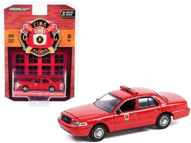 2001 Ford Crown Victoria Interceptor Red "Baltimore City Fire Department" (Mary