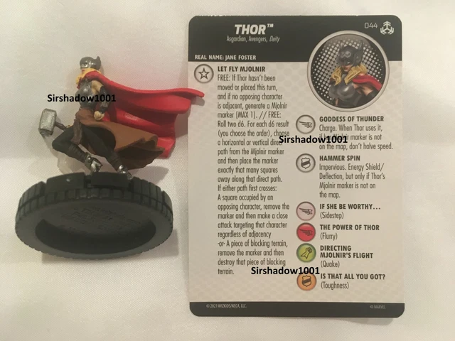 Heroclix Thor 044 Marvel Avengers War of the Realms Rare