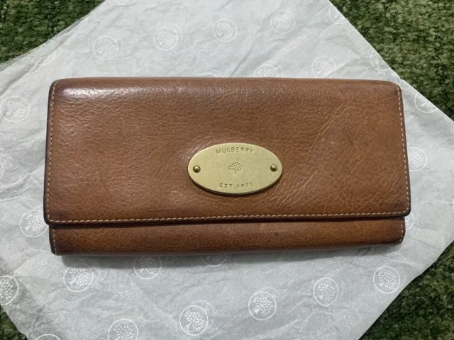 Mulberry Credit Card Croc Embossed Leather Wallet at 1stDibs