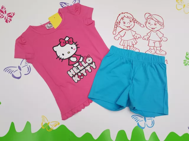 Schlafanzug Shorty Hello Kitty 110/116