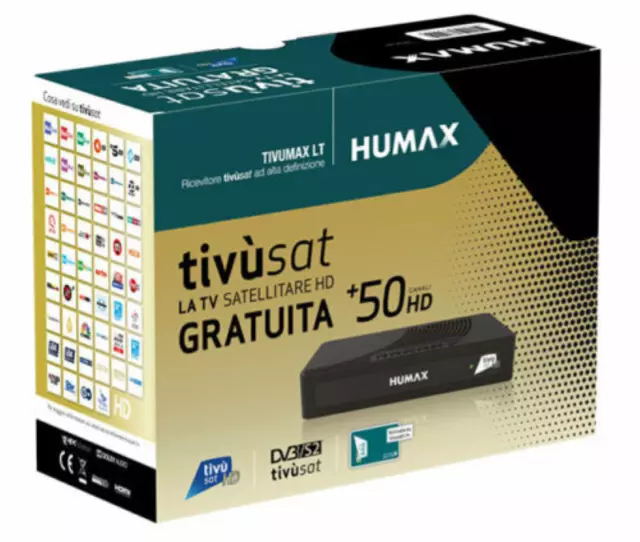 HUMAX HD 6800S TVSAT DECODER SATELLITARE HD con SCR HD-6800S -HUMAX 2