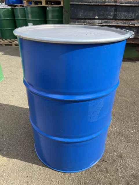 205 Litre (45 Gallon) Steel Open Clip Top Drum Container