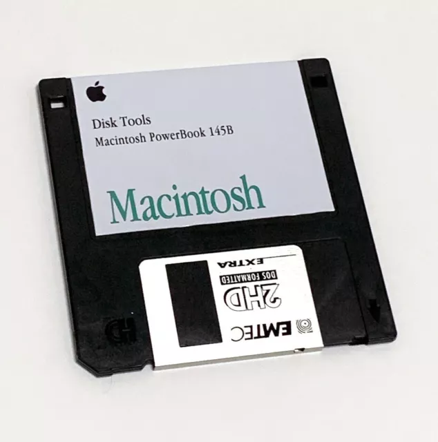  Macintosh PowerBook 145B Disk Tools arranque apple floppy disk