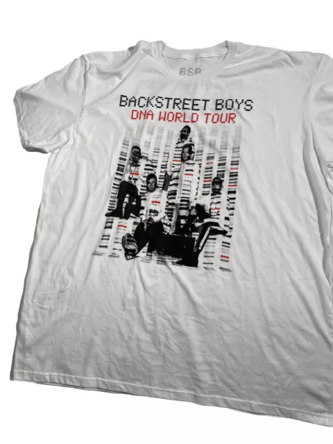 Backstreet Boys DNA World Tour Tshirt White XXXL BSB- A 800-b