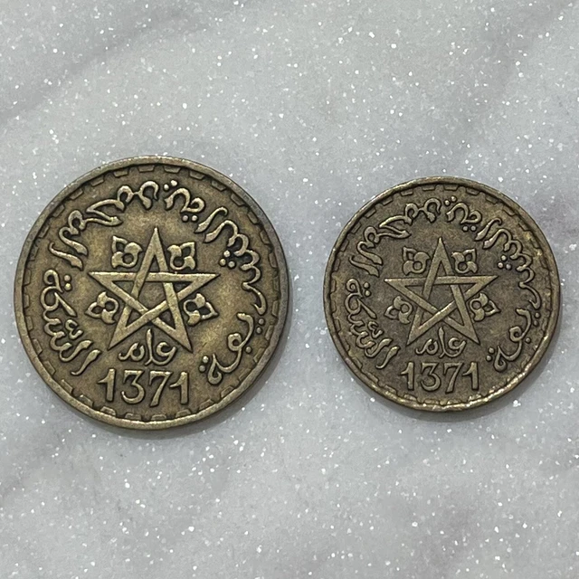 1371 (1952) | French Morocco - 20 & 10 Franc coins XF | (Lot of 2)