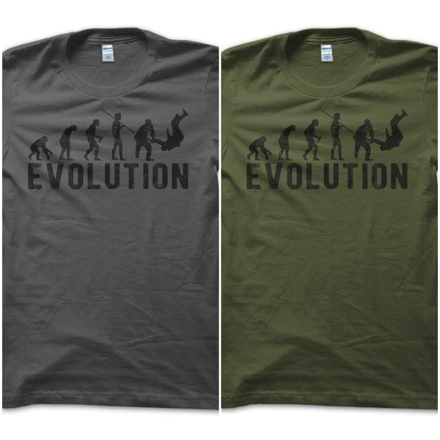 T-Shirt Maglietta Evolution Judo Arti Marziali Vintage Idea Spiritosa Uomo