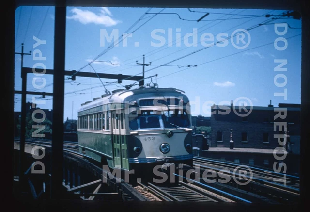 Duplicate Slide Streetcar Illinois Terminal PCC 453 Action
