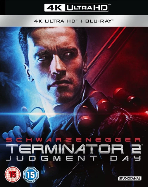 4K TERMINATOR 2 Judgment Day Uhd Blu-Ray Arnold Schwarzenegger 1991 New ...