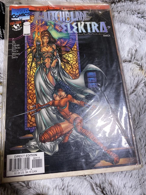 Witchblade / Elektra - Devil's Reign Chapter 6 Image Marvel COA Top Cow