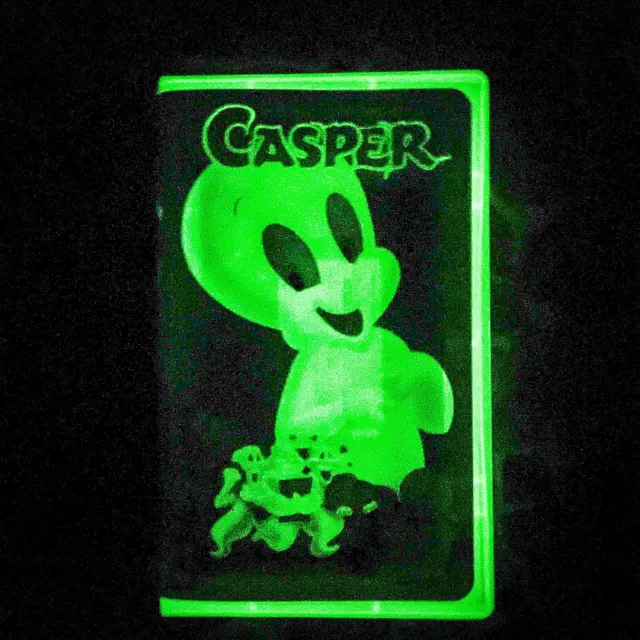 The Spooktacular New Adventures of Casper the Ghost VHS Glow in Dark Case