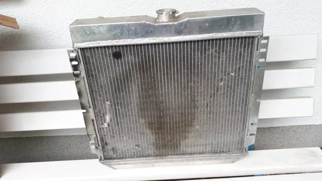 Ford Mustang 1967 Radiator - Aluminum - 2-row -  mit E-Lüfter (beides gebraucht)