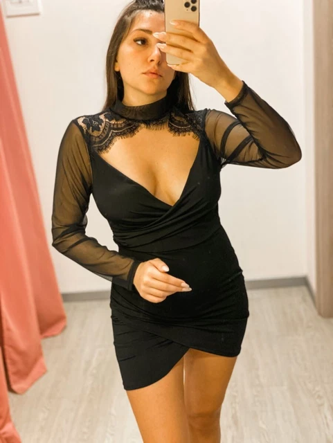 Vestito discount corto nero