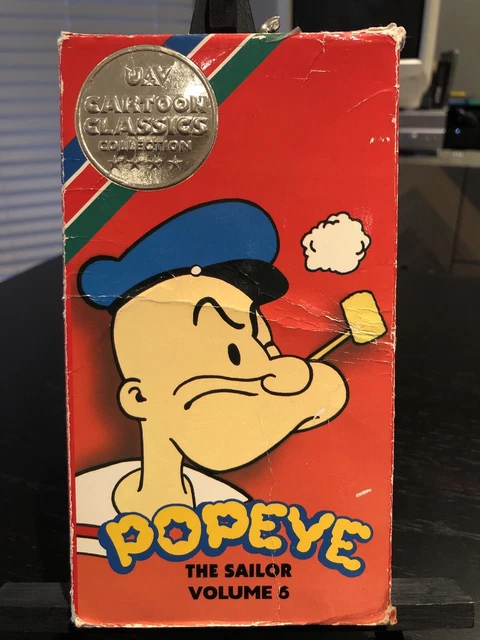 POPEYE THE SAILOR Volume 6 : Cartoon Classics Collection (VHS, 1989 ...