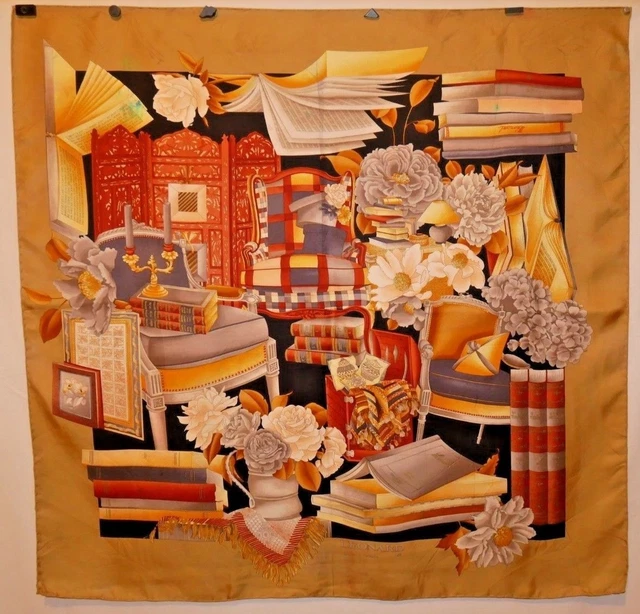 Foulard En Soie Léonard - Multicolore, Style Bandana Ou Foulard Carré, Neuf Sans étiquette, Pour Femme