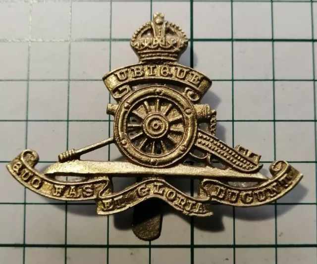 WW2 INDIAN MADE Royal Artillery Cap Badge - Scarce Maker Mark £45.00 ...