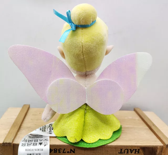 Authentic Disney Tinker Bell from Peter Pan Shoulder Pal Magnetic  Plush Doll 3