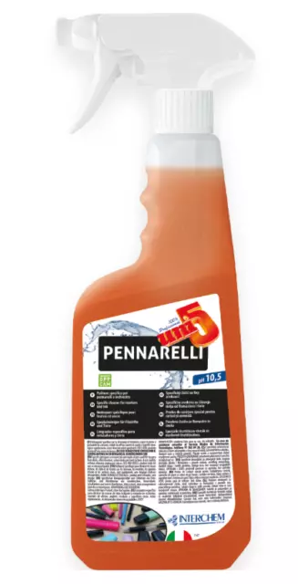 UNI5 pennarelli. Pulitore specifico per pennarelli e inchiostro. 750 ml