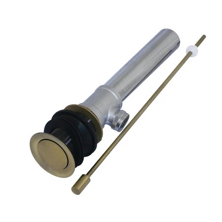 KINGSTON BRASS KS8103 Brass, Bathroom Sink Drain, Pop-Up Drain without Overflow
