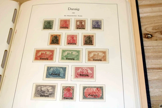 OT Danzig 1920 bis 1939: Umfangreiche */** Sammlung im Leuchtturm-Album