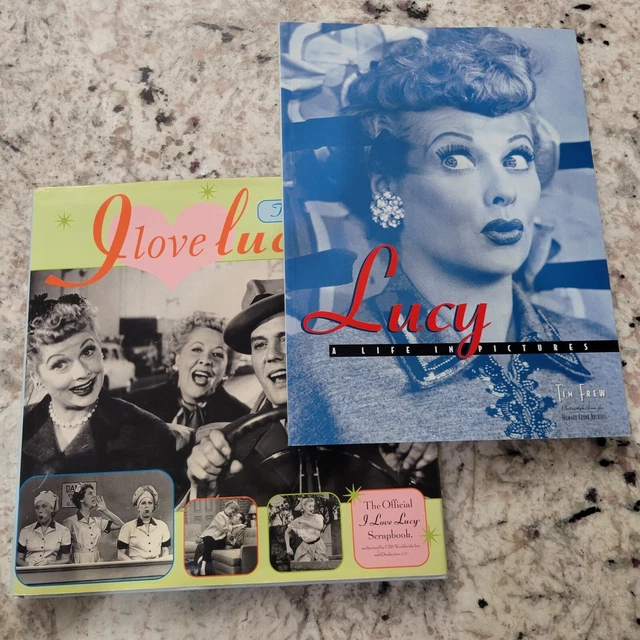 Lot of 2 I love Lucy Books Used Great Condition Lucille Ball Desi Arnez Collect