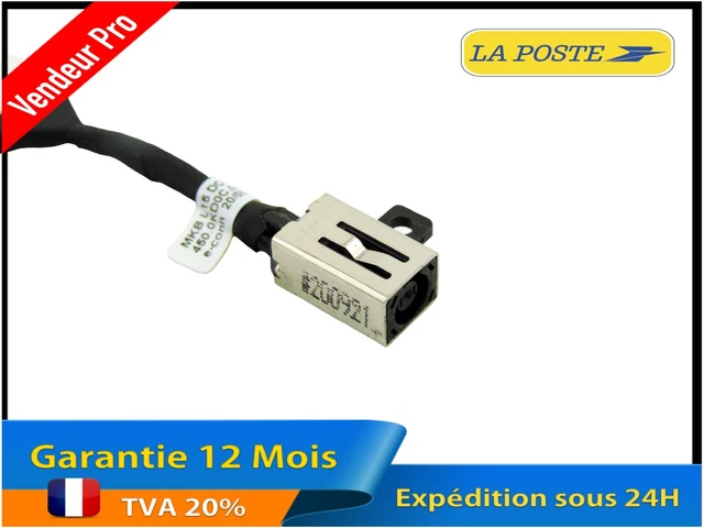DC Jack Power Socket Câble 450.0KD0C.0041 DELL LATITUDE 3410 3412 3510 P129G 2