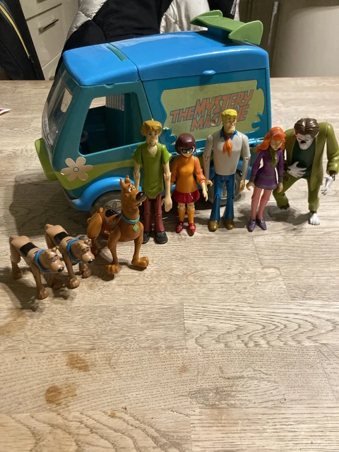 SCOOBY DOO THE Mystery Machine Van with figures bundle £12.99 - PicClick UK