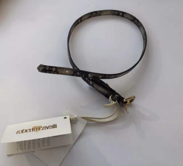Cintura Stampa Animali Nuova Con Etichette 100% Autentica Roberto Cavalli, bambina designer. 6-12 Mths 3
