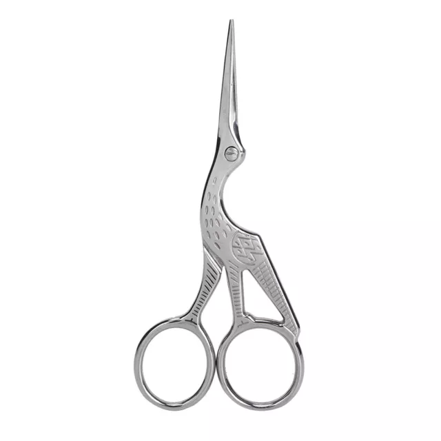 Silver Stainless Steel Retro Style Crane Shape Sewing Scissor Tailor  CM