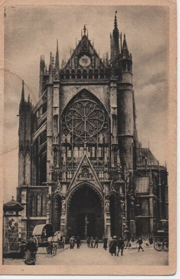 CPA - METZ - Le nouveau Portail de la Cathédrale