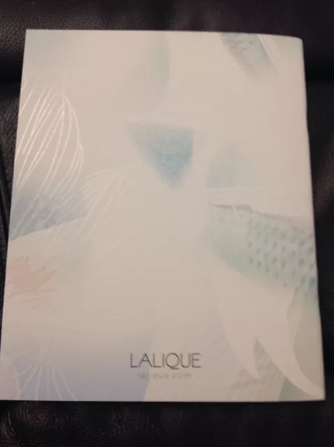 Lalique Pressemappe/Presseset Wasser Sammlung Katalog 3