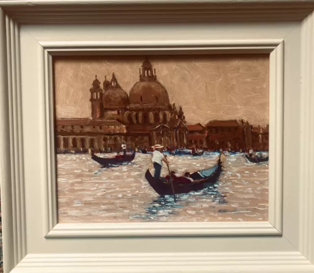 Grand Canal, Venice, Oil, Painting, Frame, Colour, David Baxter