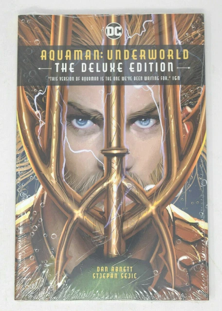 Aquaman Underworld Deluxe HC DC 2018 NM Sealed 25 - 30