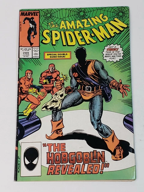 The Amazing Spider-Man 289 Marvel Comics 1st app 5th Hobgoblin Copper Age 1987