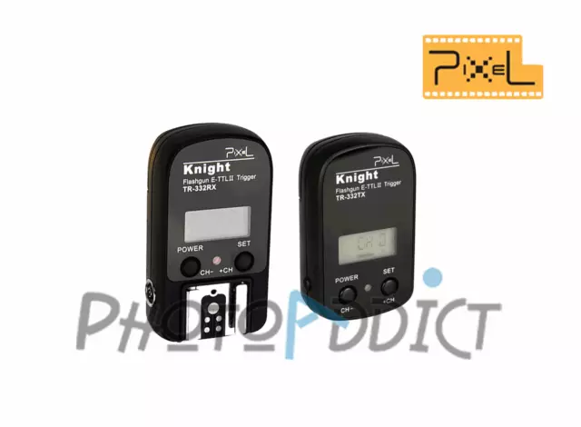 PIXEL TR-332 -40% ! Knight Canon - SET Trigger flash TTL