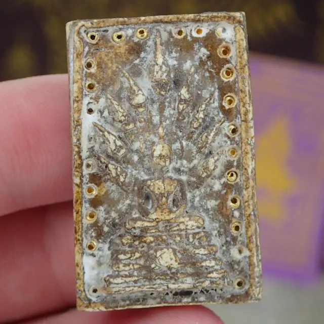 Phra Somdej Rare Thai Amulet Vintage Talisman Collectible Phra Buddha Chinnaraj