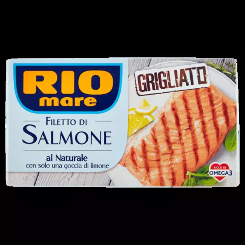 Rio Mare Filetto Salmone Grigliato Al Naturale Con Limone 150gr