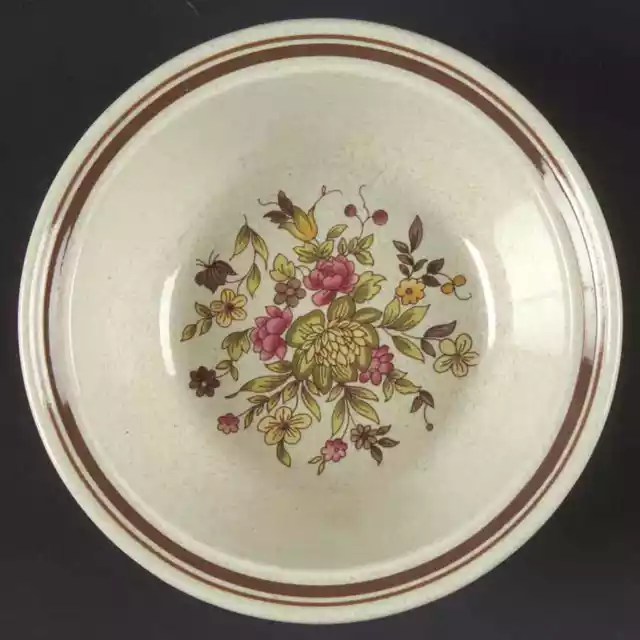 Royal Doulton Gaiety Brown Rimmed Fruit Dessert  Bowl 555702