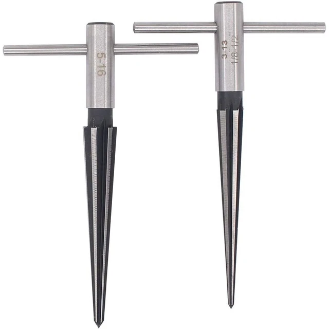 T Handle Taper Reamer 3-13mm  Reamer Deburring Enlarge Pin Hole