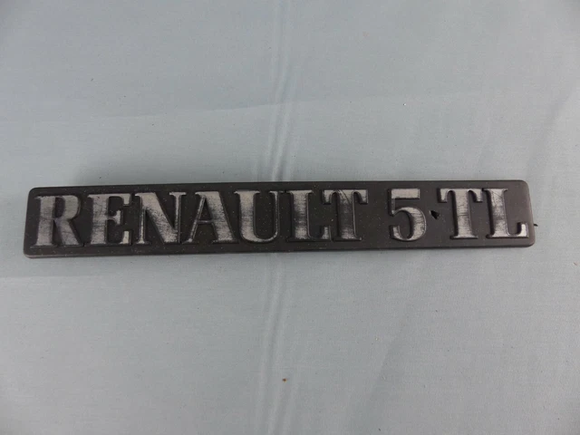 Insigne / Badge Renault R5 TL - Vintage - Occasion Bon état - Soutien Ukraine