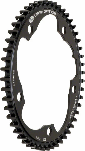 Pignon Avant Gates CDC 50 Dents - BCD 130 Mm - Noir - Neuf (sans Emballage D'origine)