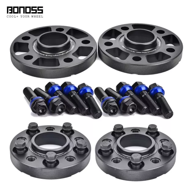 4Pc 20mm/25mm Wheel Spacers for Porsche Boxster 718 Cayman Taycan W. Bolts M14