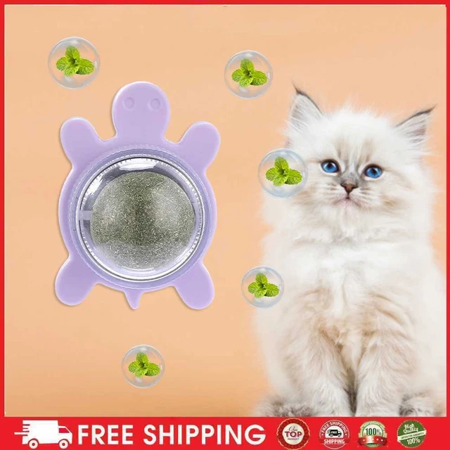 Tartoise Catnip Toys parete girevole per gatti palla adesiva giocattolo forniture per animali domestici (Li