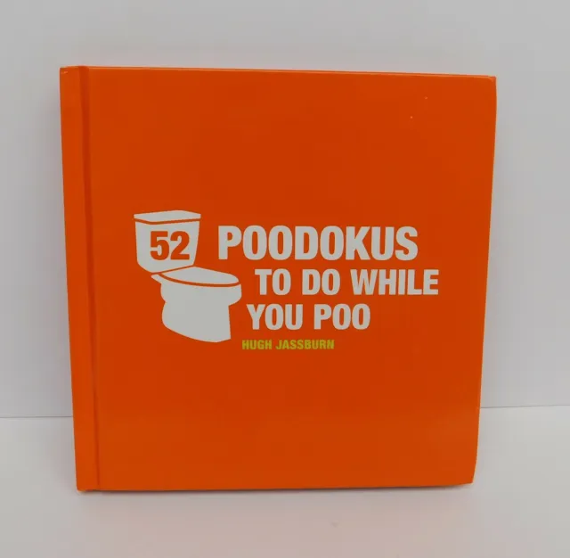 52 Poodokus To Do While You Poo by Hugh Jassburn - Hardback - NEW