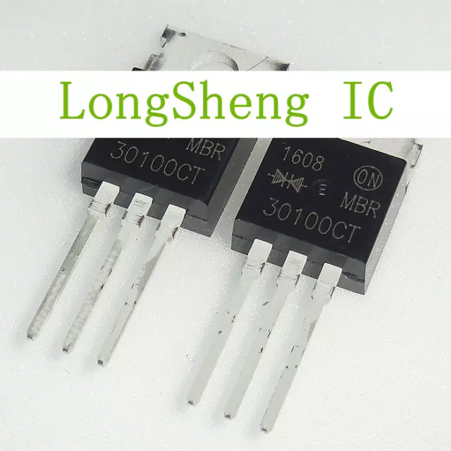 10pcs MBRF30100CT MBR30100 Schottky diode 30A 100V TO-220  new