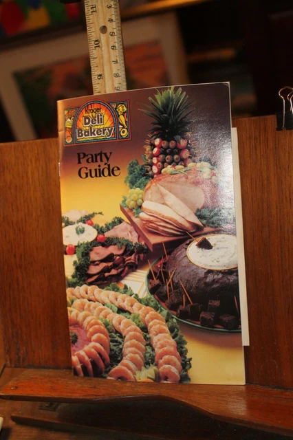 Vintage 1970's Kroger Deli Bakery Party Guide