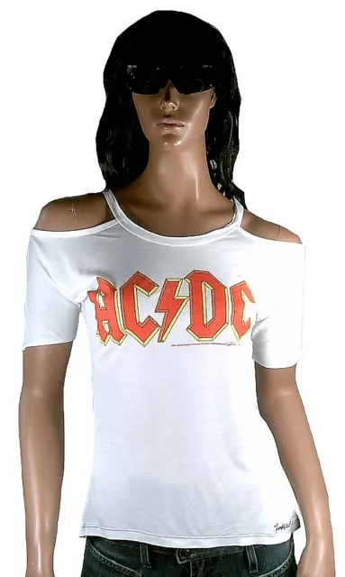 WoW AMPLIFIED AC/DC ACDC Logo Rock Star ViP Hammer Teil Designer Tank T-Shirt S
