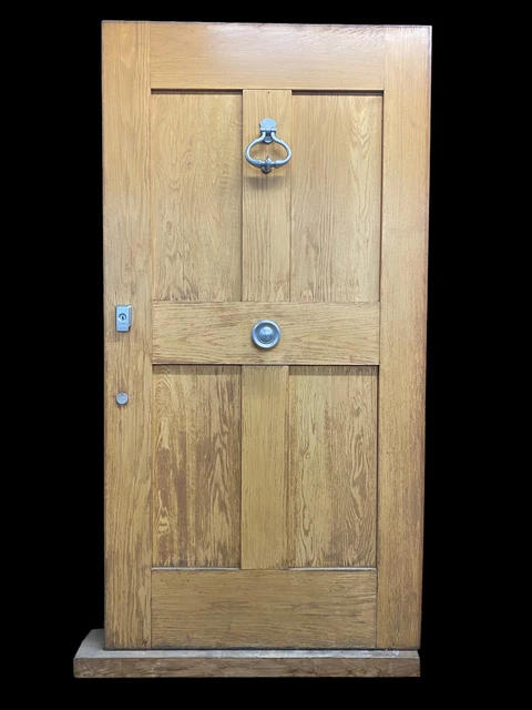 BRUTE SOLID OAK FRONT DOOR GEORGIAN OLD PERIOD ANTIQUE RECLAIMED HARDWOOD 100kg