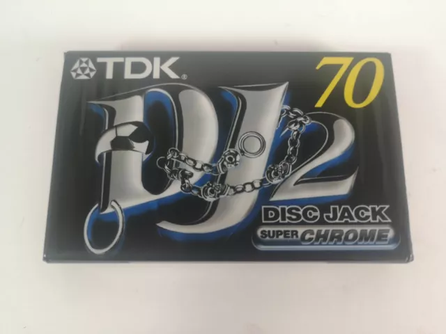 TDK DJ2 Disc Jack Super Chrome   70 Cassetta Vergine MC tape cassette